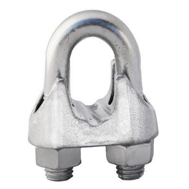 100ea Malleable Galvanized Wire Rope Clips 5/16