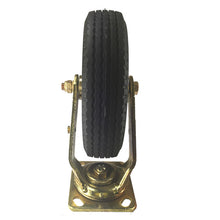 8" x 2-1/2" Flat free Wheel Caster Brass plated - Swivel