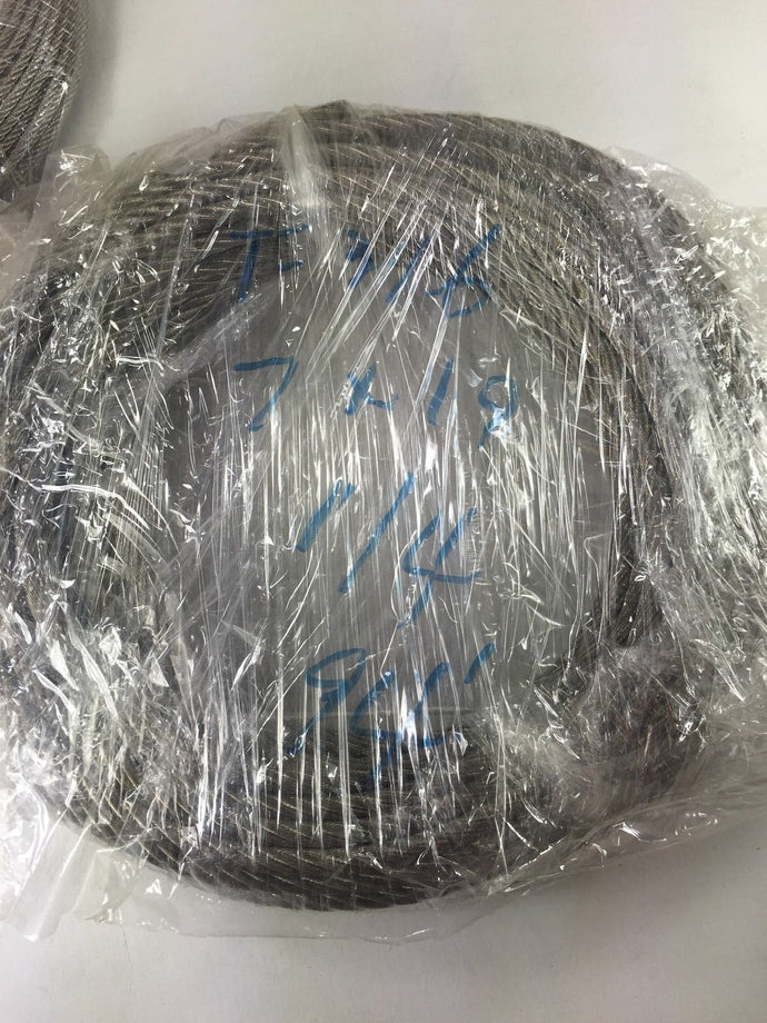 Special Price T-316 Grade 7 x 19 Stainless Steel Cable Wire Rope 1/4