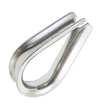 10 ea 316 Stainless Wire Rope Standard Duty Thimbles 3/8"
