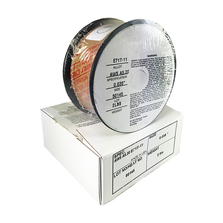 2 X 2lb Rolls .035" E71T-11 Flux Core Gasless Welding Wire By Hy-Weld