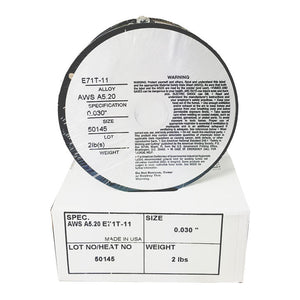 2 x 2lb .030 E71T-11 Flux Cored Gasless Weld Wire - USA MADE