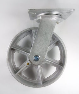 10" x 3" Steel Wheel Caster - Swivel
