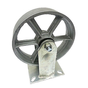 12" x 2-1/2"  Steel Wheel Caster - Rigid