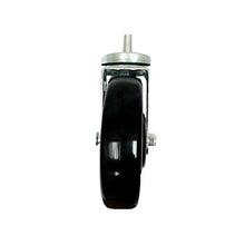 5" x 1-1/4" Polyurethane Wheel on Threaded Stem Caster (B1) - Swivel
